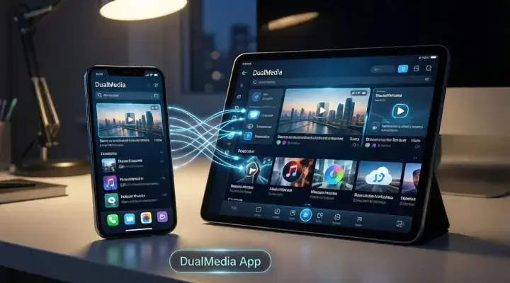 application mobile dualmedia