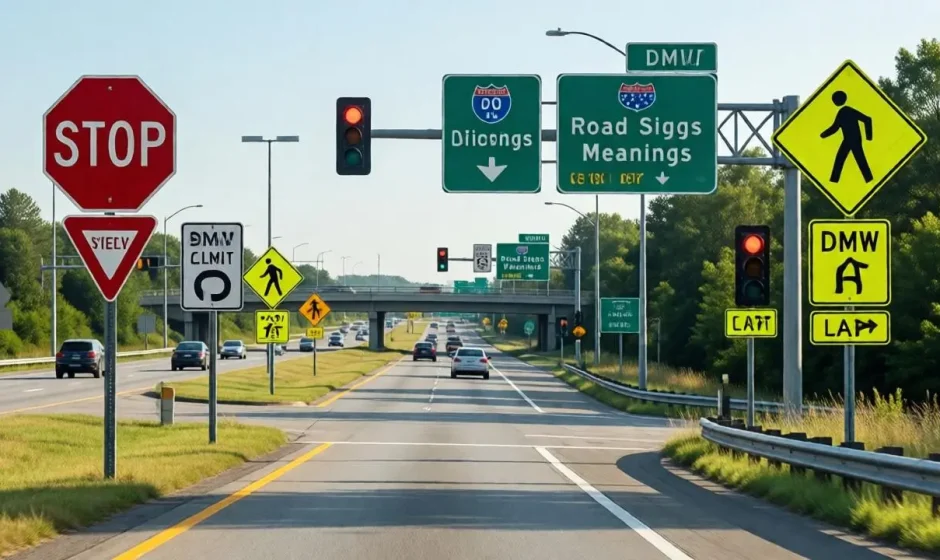 dmv road signs and meanings